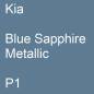 Preview: Kia, Blue Sapphire Metallic, P1.